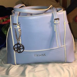 Baby blue GUESS purse